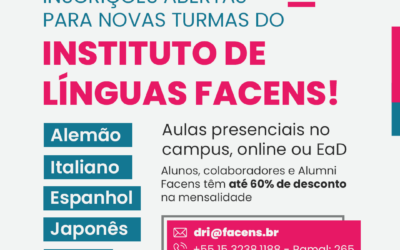 MATRÍCULAS ABERTAS – INSTITUTO DE LÍNGUAS